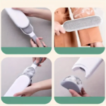 ⁦لمامة وبر يدوية ذاتية التنظيف لإزالة الوبر و شعر الحيوانات من الملابس والسجاد والمفروشات بيد⁩ - الصورة ⁦7⁩