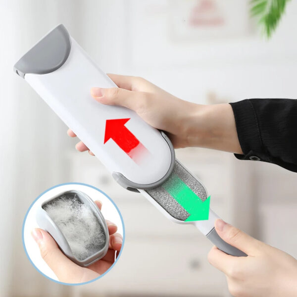 لمامة وبر يدوية ذاتية التنظيف لإزالة الوبر و شعر الحيوانات من الملابس والسجاد والمفروشات بيد