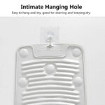 ⁦لوح غسيل سيليكون للملابس والجوارب والاحذية وفرش الميكب قابل للطي⁩ - الصورة ⁦3⁩