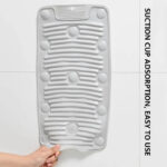 ⁦لوح غسيل سيليكون للملابس والجوارب والاحذية وفرش الميكب قابل للطي⁩ - الصورة ⁦8⁩