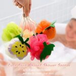 ⁦ليفة استحمام ناعمة باشكال فواكه مختلفة⁩ - الصورة ⁦2⁩