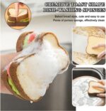 ⁦ليفة غسيل وتنظيف اطباق اسفنجية شكل ساندوتش⁩ - الصورة ⁦6⁩