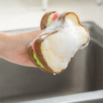 ⁦ليفة غسيل وتنظيف اطباق اسفنجية شكل ساندوتش⁩ - الصورة ⁦10⁩