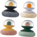 ⁦ليفة غسيل وتنظيف الأطباق والترابيزات والبوتجاز بمقبض لليد مريح قابلة للفك والتركيب⁩ - الصورة ⁦5⁩