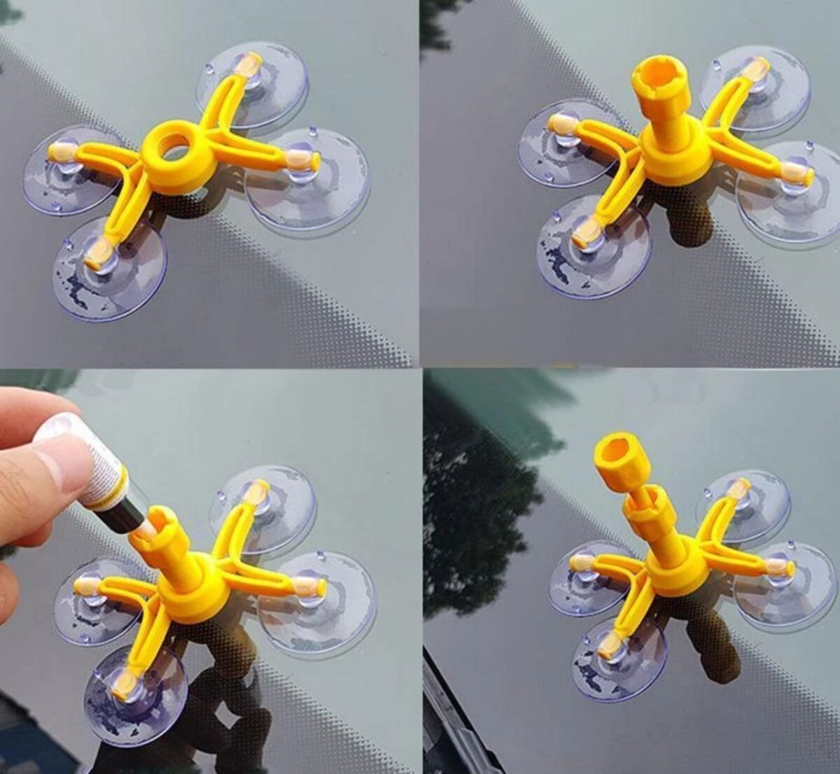 ⁦مادة وطقم إصلاح الزجاج للشروخ والشقوق والتصدعات⁩ - الصورة ⁦5⁩