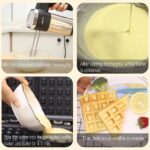 ⁦ماكينة صنع وافل احترافي كهرباء 750 واط‎ ‎⁩ - الصورة ⁦3⁩