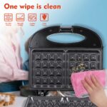 ⁦ماكينة صنع وافل احترافي كهرباء 750 واط‎ ‎⁩ - الصورة ⁦5⁩