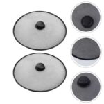 ⁦مانع طرطشة الزيت اثناء الطهي بمقبض كبير الحجم⁩ - الصورة ⁦6⁩