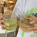 مج 600 ملي زجاج شفاف متدرج لشرب وتقديم العصائر و الايس كوفي و النسكافيه للضيوف بشكل مختلف وشيك