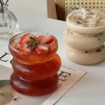 ⁦مج بومبيه 430 ملي زجاج شفاف لشرب وتقديم العصائر والنسكافيه والايس كوفي⁩ - الصورة ⁦3⁩