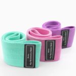 ⁦مجموعة أشرطة مطاطية تتكون من 3 قطع لممارسة التمارين الرياضية المختلفة كاليوجا⁩ - الصورة ⁦3⁩