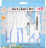 ⁦مجموعة العناية بالاطفال وحديثي الولادة 4 قطع تتكون من مشط وفرشاه ومقص وقصافة عمليه وامنه علي بشرة الطفل⁩ - الصورة ⁦5⁩