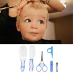 ⁦مجموعة العناية بالاطفال وحديثي الولادة 4 قطع تتكون من مشط وفرشاه ومقص وقصافة عمليه وامنه علي بشرة الطفل⁩ - الصورة ⁦10⁩