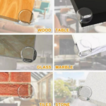 ⁦مجموعة حامي زوايا 4 قطع سليكون شفاف لحماية الاطفال من الاصابات⁩ - الصورة ⁦9⁩