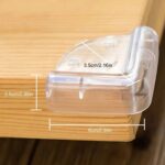 مجموعة حامي زوايا سيليكون شفاف للأطفال لتجنب الإصابات ٤ قطع - الصورة 3