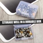 ⁦مجموعة زراير معدن للبناطيل والجواكت الجينز بمسامير التثبيت سهلة التركيب بدون خياطة⁩ - الصورة ⁦12⁩