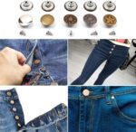 ⁦مجموعة زراير معدن للبناطيل والجواكت الجينز بمسامير التثبيت سهلة التركيب بدون خياطة⁩ - الصورة ⁦13⁩