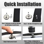 ⁦مجموعة زراير معدن للبناطيل والجواكت الجينز بمسامير التثبيت سهلة التركيب بدون خياطة⁩ - الصورة ⁦5⁩