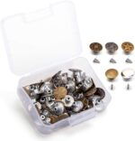 ⁦مجموعة زراير معدن للبناطيل والجواكت الجينز بمسامير التثبيت سهلة التركيب بدون خياطة⁩ - الصورة ⁦7⁩