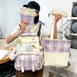 ⁦مجموعة شنط بيبي وتربروف 4 قطع لحمل جميع متعلقات الاطفال⁩ - الصورة ⁦6⁩