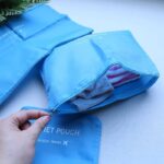 مجموعة شنط وتربروف 3 قطع لتنظيم الملابس والمكياج وادوات العناية بالبشرة مقاسات مختلفة - الصورة 6