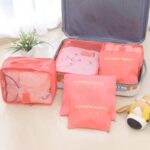 ⁦مجموعة منظم حقائب السفر لجعل السفر أكثر راحة 6 قطع⁩ - الصورة ⁦6⁩