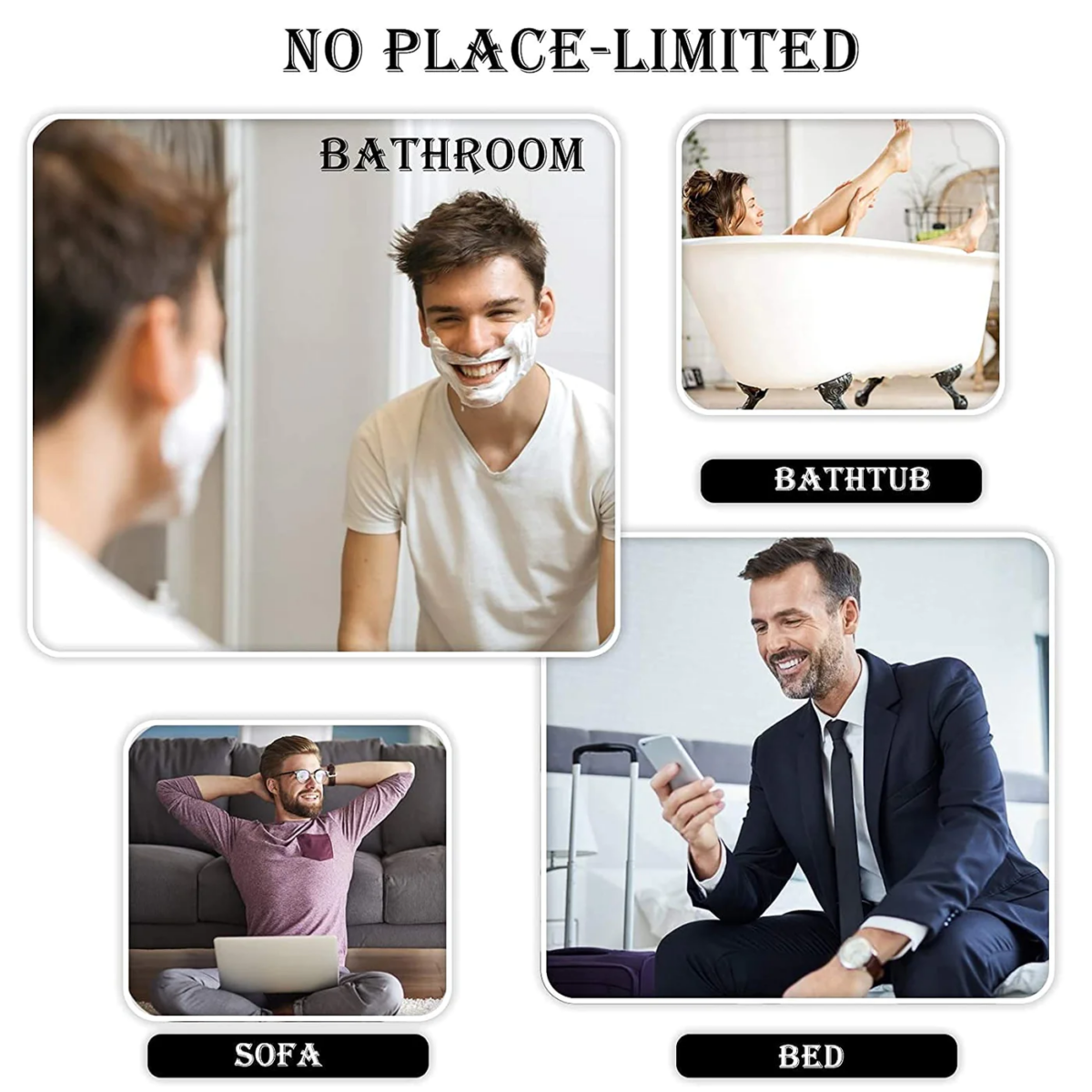 ⁦مريلة حلاقة وقص الشعر الإصدار الثاني وتربروف لتجميع شعرالرأس ومنع سقوطه علي الأرض قابلة للطي⁩ - الصورة ⁦4⁩