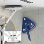 ⁦مساحة ارضيات وزجاج ذاتية العصر تدور 360 درجة للوصول للاركان والاماكن الضيقة بيد معدن طويله⁩ - الصورة ⁦7⁩