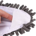 مساحة تراب وشرشوبة وزجاج 3في1 ذات الذراع الطويل لتنظيف جميع الأسطح والأماكن الصعبة - الصورة 4