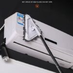 مساحة تراب وشرشوبة وزجاج 3في1 ذات الذراع الطويل لتنظيف جميع الأسطح والأماكن الصعبة - الصورة 5