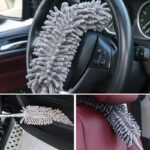 ⁦مساحة وزعافة  3 رؤوس 2.5 متر لتنظيف الأسقف و الوصول للاماكن المرتفعة بسهولة بيد قابلة لتعديل الارتفاع⁩ - الصورة ⁦5⁩