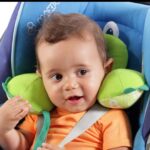 ⁦مسند أطفال لحماية الرأس والرقبة من الصدمات والأصابات للسيارة والاسترولر بقفل مغناطيسي لضمان الثبات⁩ - الصورة ⁦6⁩