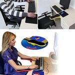 ⁦مسند للذراع واليد للتركيب على كرسي المكتب للراحة أثناء استخدام الكمبيوتر⁩ - الصورة ⁦2⁩