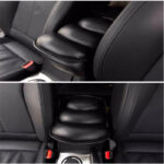 ⁦مسند يد جلد مبطن للسيارة يثبت علي الكونسول للراحة اثناء القيادة⁩ - الصورة ⁦5⁩