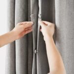 مشبك مغناطيسي قطعتين ماسك للستاره بشكل شيك