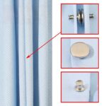 ⁦مشبك مغناطيسي قطعتين ماسك للستاره بشكل شيك⁩ - الصورة ⁦6⁩