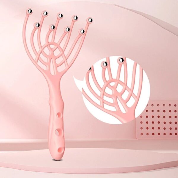 مشط الاخطبوط لتدليك فروة الراس والمساعدة علي الاسترخاء