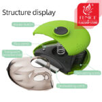 ⁦مشط يدوي دوار 3 في 1 لإزالة البراغيث وفك التشابك وإزالة الشعر الميت للكلاب والقطط⁩ - الصورة ⁦4⁩