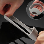 ⁦مصفاة مغارف سيليكون لتصفية وعزل اللحوم والخضروات عن الشوربة⁩ - الصورة ⁦3⁩