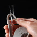 ⁦مصفاة مغارف سيليكون لتصفية وعزل اللحوم والخضروات عن الشوربة⁩ - الصورة ⁦4⁩