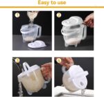 ⁦مصفاه غسيل الرز والبقوليات 1 لتر بغطاء قابل للفك ويد لسهولة الأستخدام من البلاستيك⁩ - الصورة ⁦7⁩