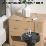 ⁦مضخة قارورة مياه اتوماتيك بحنفية دوارة قابلة للفك والتركيب ووصلة يو اس بي قابلة لإعادة الشحن⁩ - الصورة ⁦2⁩