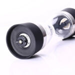 ⁦مطحنة فلفل اسود وتوابل يدوية 2 في 1 من الزجاج عملية وسهلة الاستخدام والتنظيف⁩ - الصورة ⁦5⁩