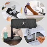 ⁦مفرش حنفية سيليكون حامل للصابون والليفه بفتحات لتصريف المياه في حوض⁩ - الصورة ⁦10⁩