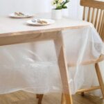 ⁦مفرش سفرة بلاستيك قابل لإعادة الأستخدام 10 قطع سهل التنظيف⁩ - الصورة ⁦3⁩