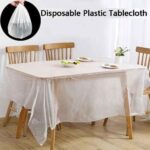 ⁦مفرش سفرة بلاستيك قابل لإعادة الأستخدام 10 قطع سهل التنظيف⁩ - الصورة ⁦7⁩