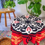 مفرش سفرة خياميه 140*140 هيضيف لبيتك اجواء رمضان