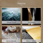 ⁦مفرش سفرة وتر بروف شفاف مع حروف دانتيل أنيقة⁩ - الصورة ⁦7⁩