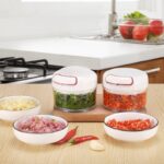 ⁦مفرمة يدوية ميني للثوم والبصل والجبن عملية وسهلة الأستخدام⁩ - الصورة ⁦3⁩