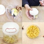 ⁦مفرمة يدوية ميني للثوم والبصل والجبن عملية وسهلة الأستخدام⁩ - الصورة ⁦5⁩